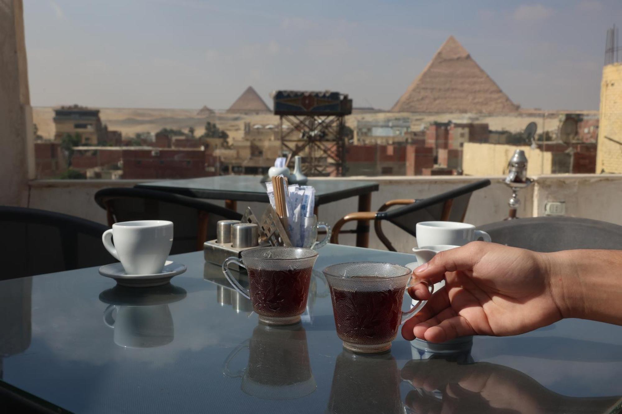 Eagles Pyramids View Kafret el-Gabal Exterior foto